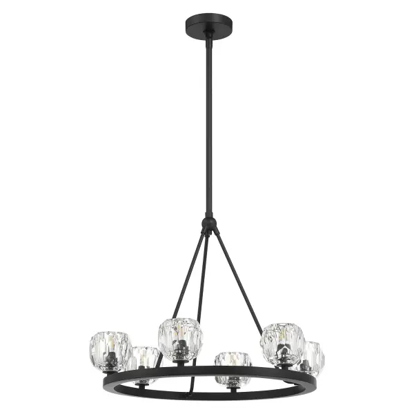 Aragon 24" LED Chandelier in Matte Black - Image 13