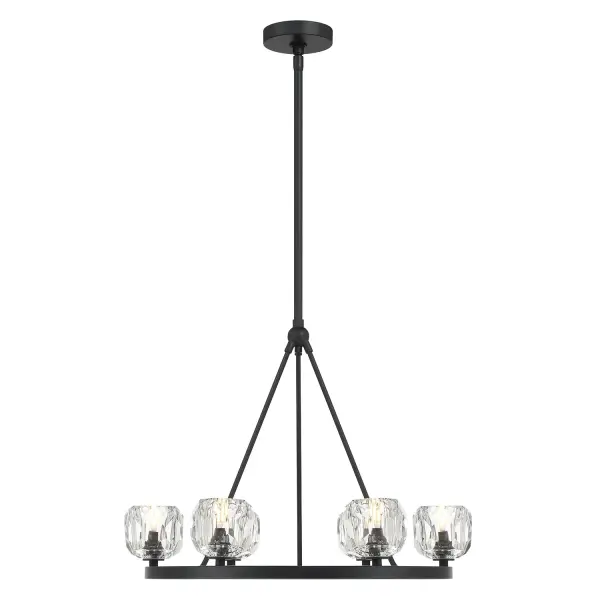 Aragon 24" LED Chandelier in Matte Black - Image 14