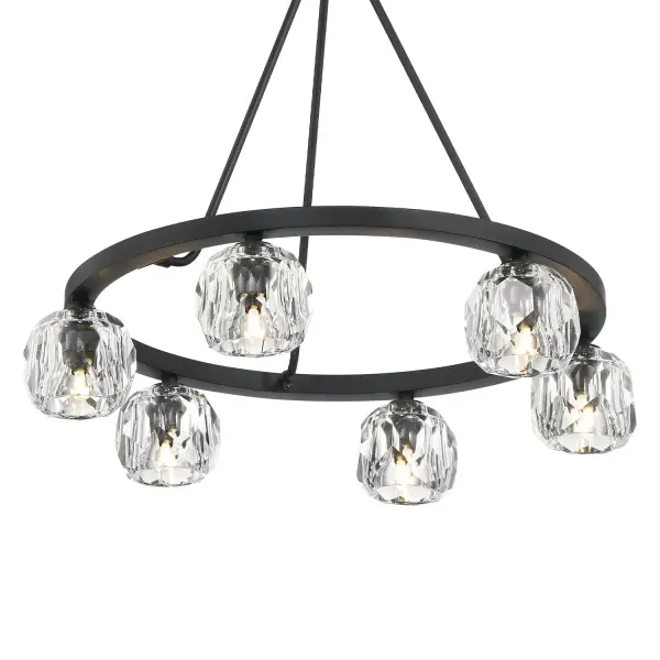 Aragon 24" LED Chandelier in Matte Black - Image 20