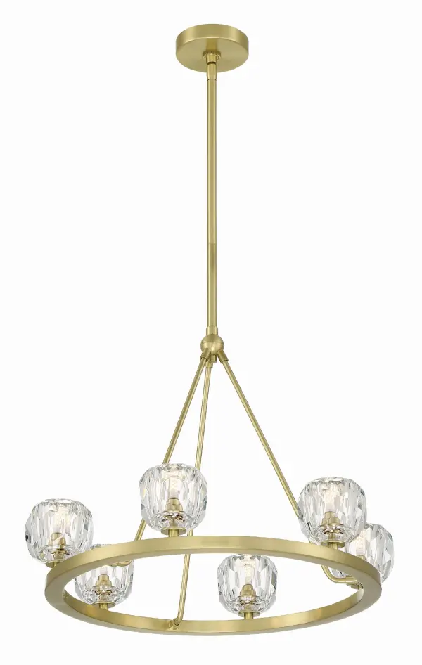 Aragon 24" LED Chandelier in Matte Black - Image 3
