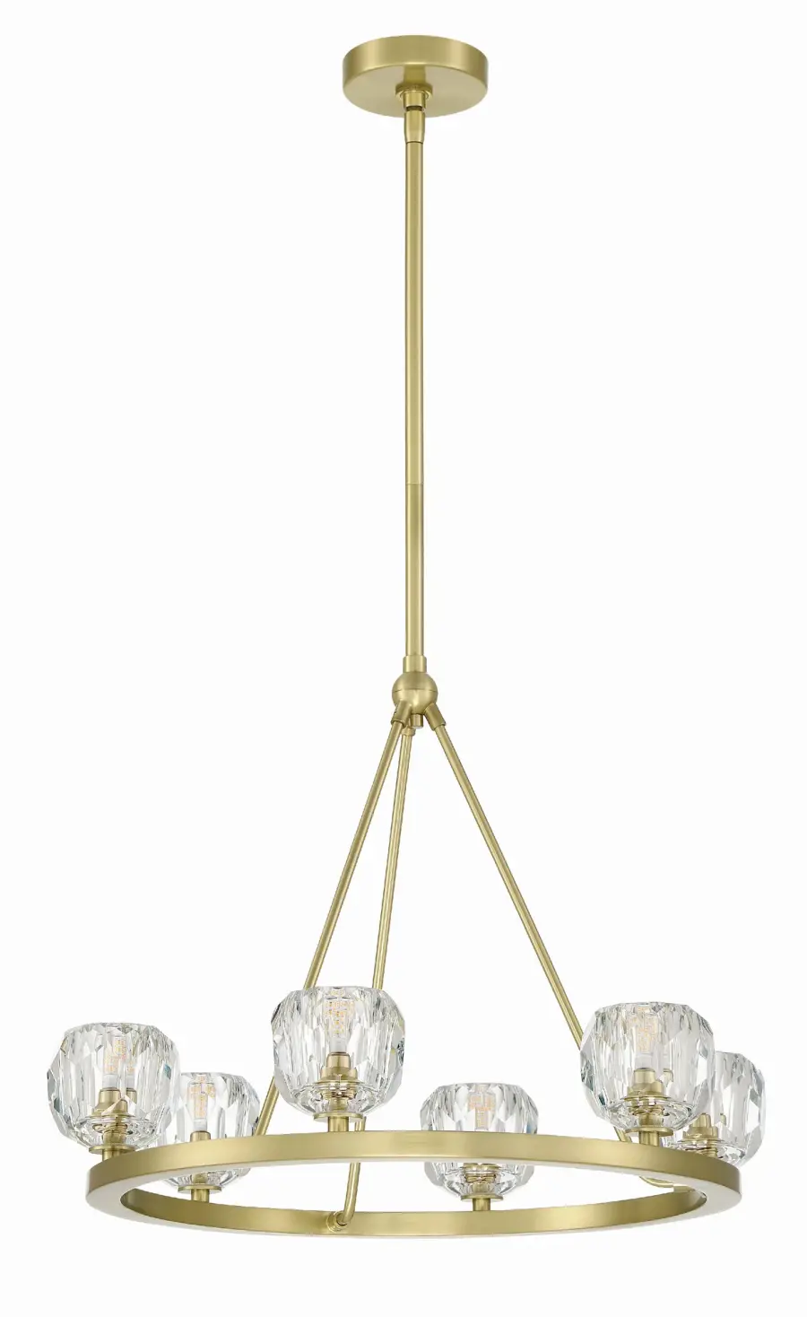 Aragon 24" LED Chandelier in Matte Black - Image 4