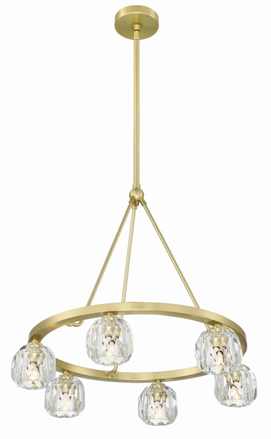 Aragon 24" LED Chandelier in Matte Black - Image 5