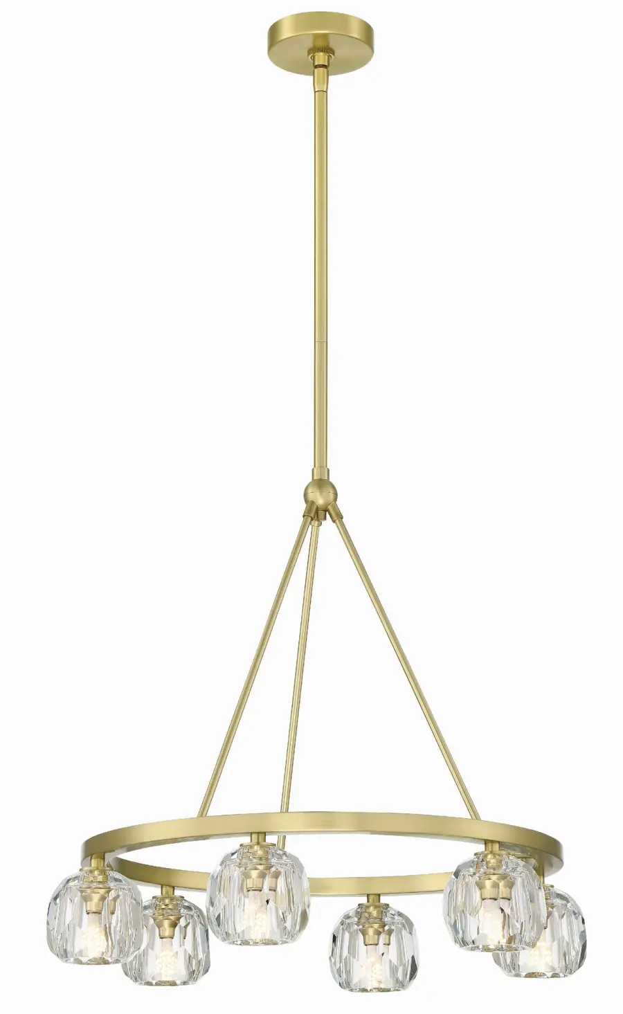 Aragon 24" LED Chandelier in Matte Black - Image 6