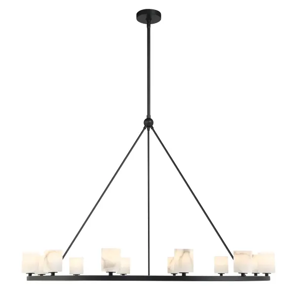 Statement Linear Chandelier with Industrial-Modern Elegance - Image 11