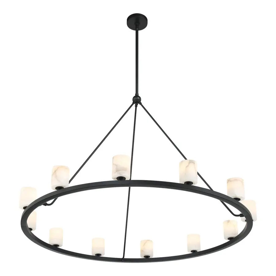 Statement Linear Chandelier with Industrial-Modern Elegance - Image 12