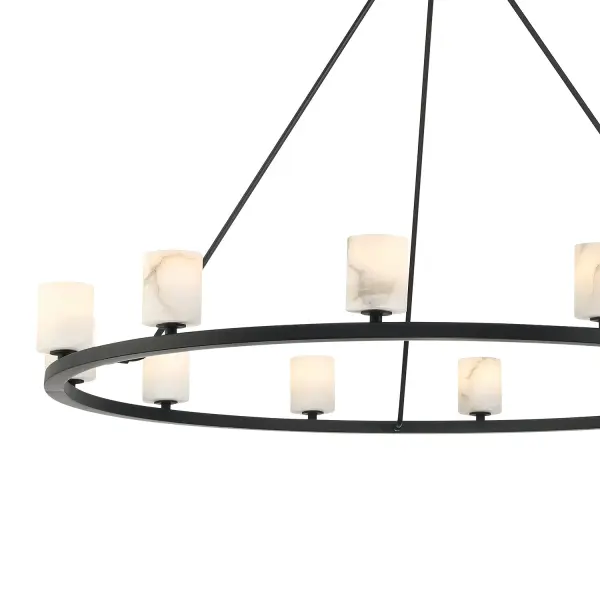 Statement Linear Chandelier with Industrial-Modern Elegance - Image 13