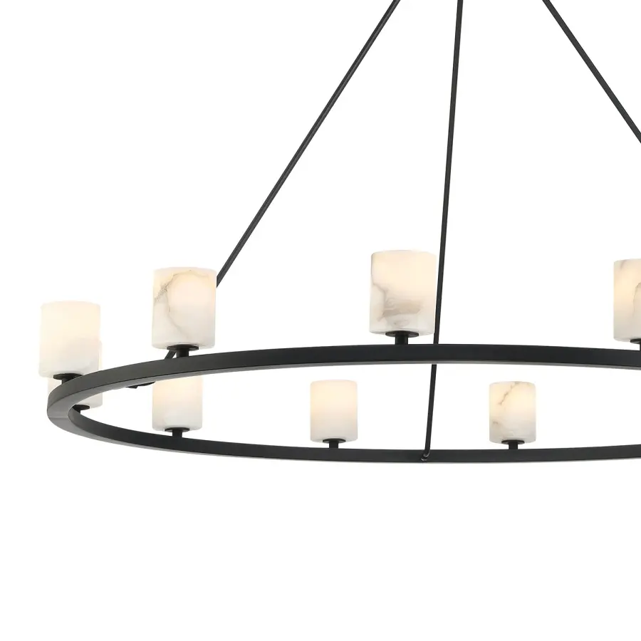 Statement Linear Chandelier with Industrial-Modern Elegance - Image 13