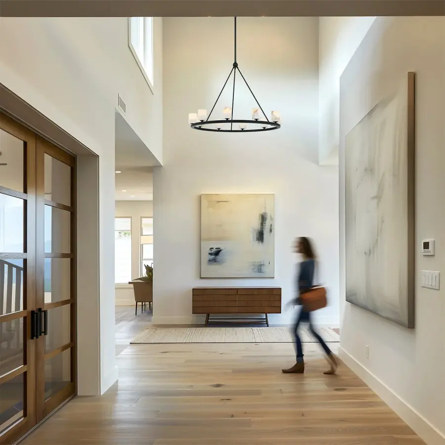 Statement Linear Chandelier with Industrial-Modern Elegance - Image 14