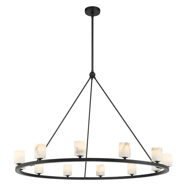 Statement Linear Chandelier with Industrial-Modern Elegance - Image 9