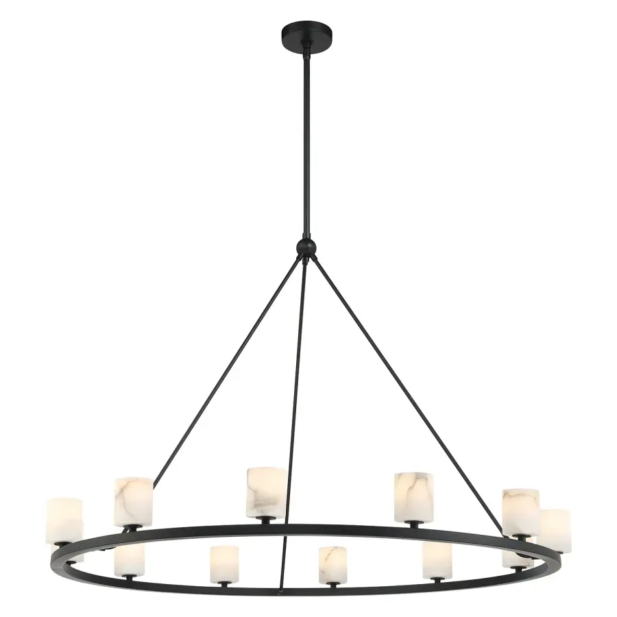 Statement Linear Chandelier with Industrial-Modern Elegance - Image 9