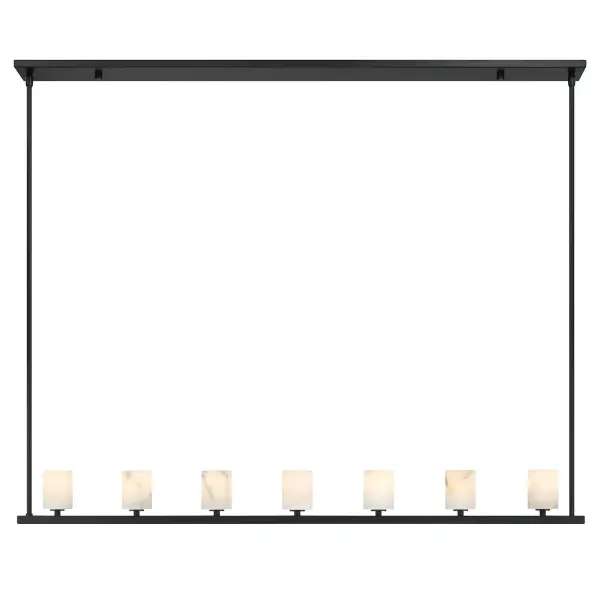 Stunning Industrial-Modern Linear Chandelier with Crystal Accents - Image 10