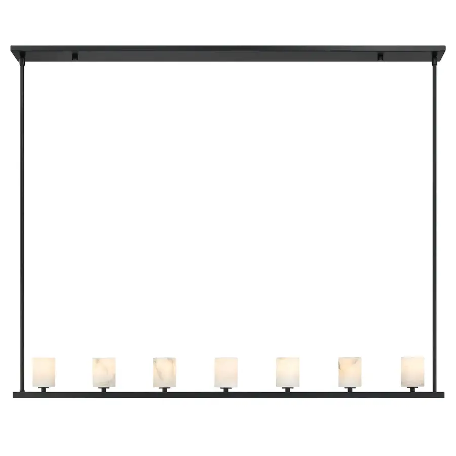 Stunning Industrial-Modern Linear Chandelier with Crystal Accents - Image 10