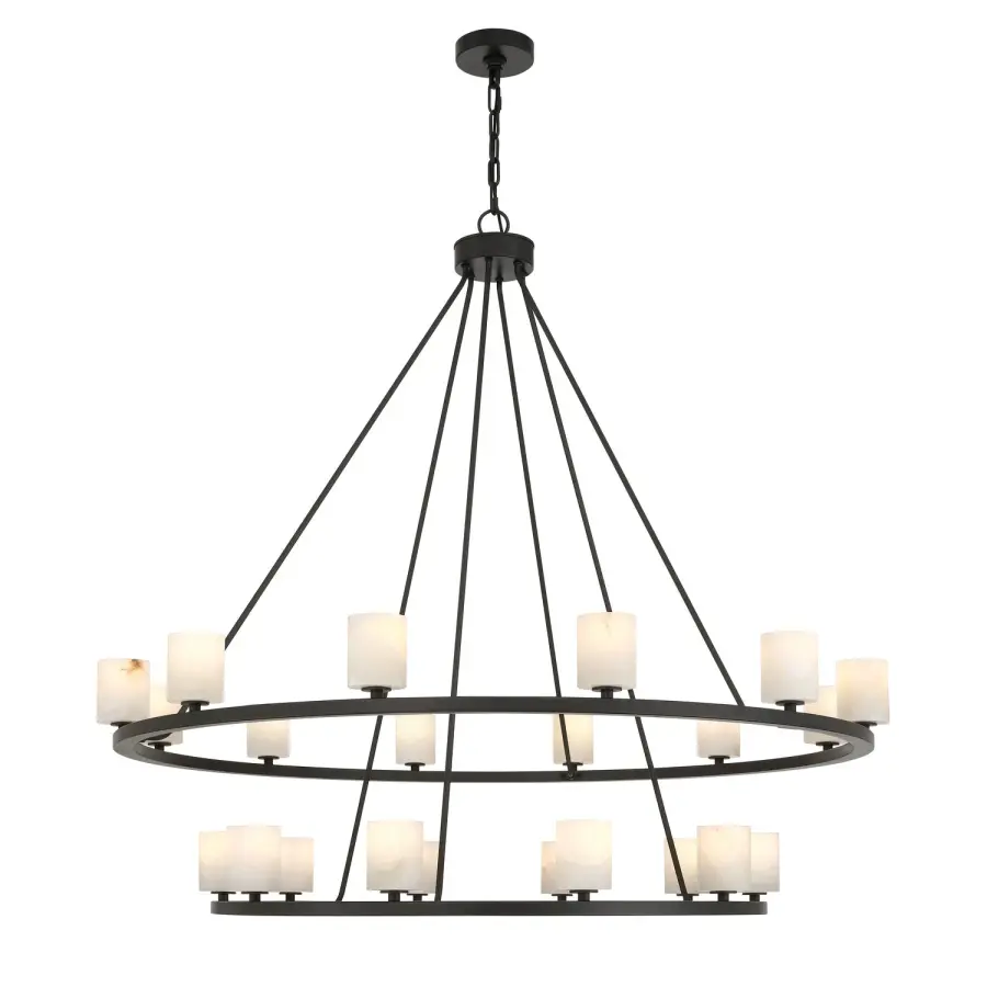 Statement-Making Industrial Modern Chandelier with Flexible Design - Image 11