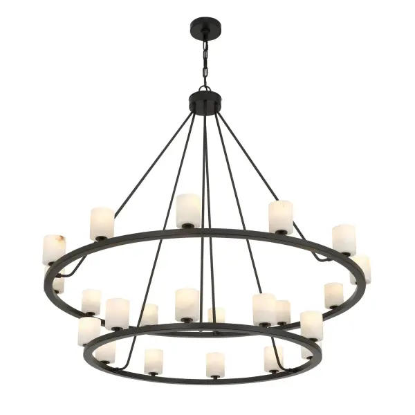 Statement-Making Industrial Modern Chandelier with Flexible Design - Image 12