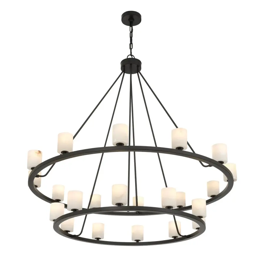 Statement-Making Industrial Modern Chandelier with Flexible Design - Image 12