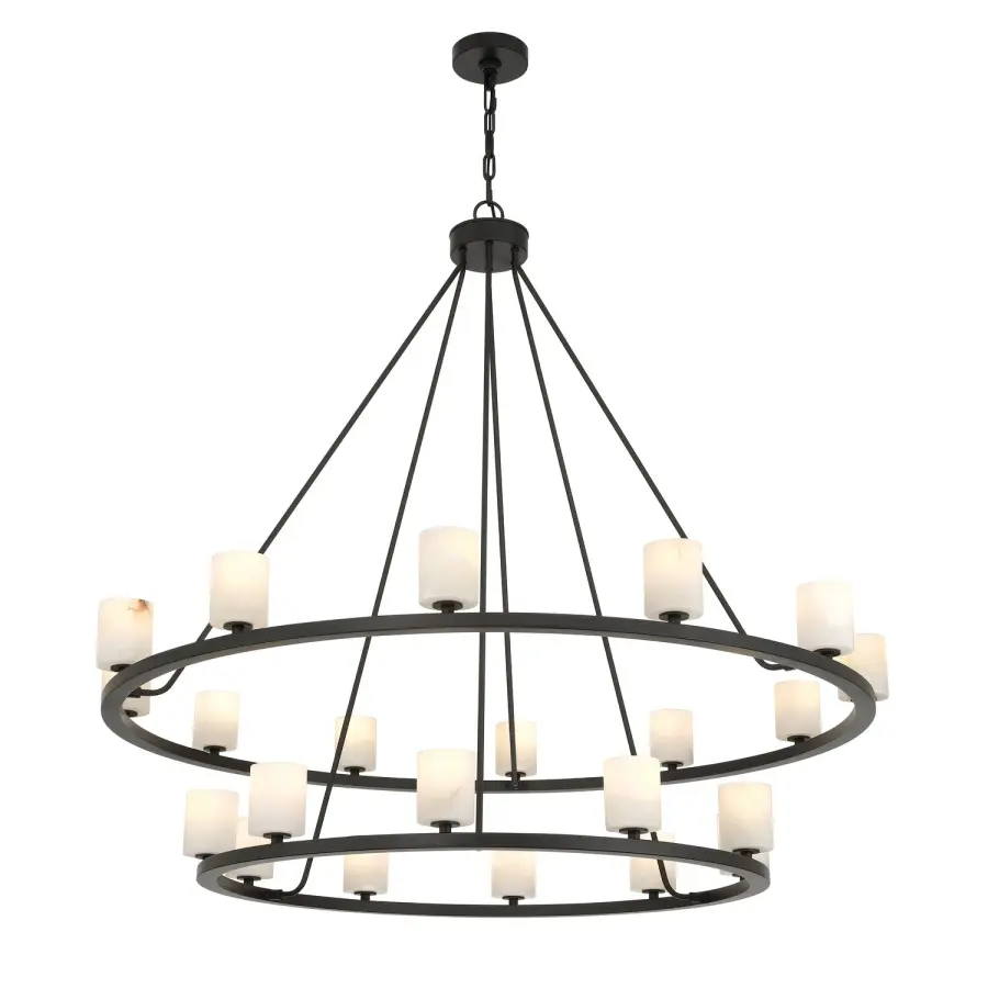 Statement-Making Industrial Modern Chandelier with Flexible Design - Image 9