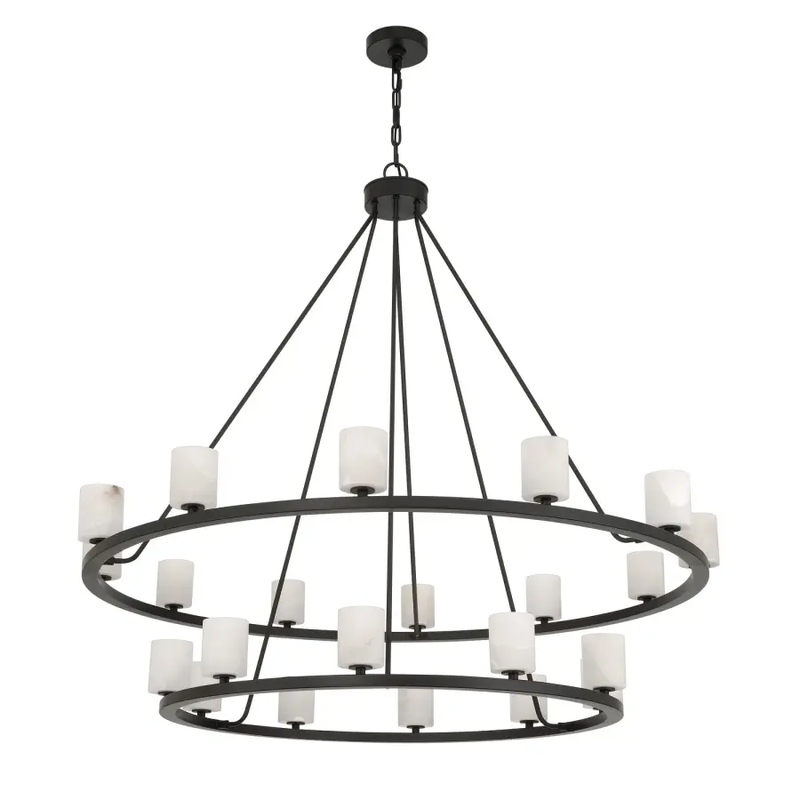 Statement-Making Industrial Modern Chandelier with Flexible Design - Image 10