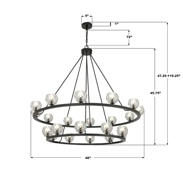 Stunning Industrial-Modern Statement Piece with Flexible Lighting - Image 14