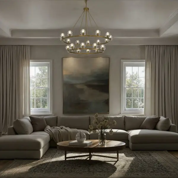 Stunning Industrial-Modern Statement Piece with Flexible Lighting - Image 6