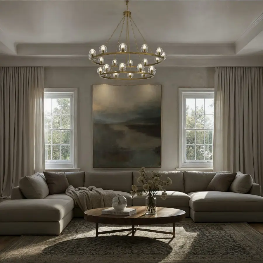 Stunning Industrial-Modern Statement Piece with Flexible Lighting - Image 6