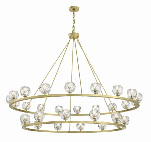 Statement-Making 60" Linear Chandelier with Industrial-Modern Elegance - Image 1