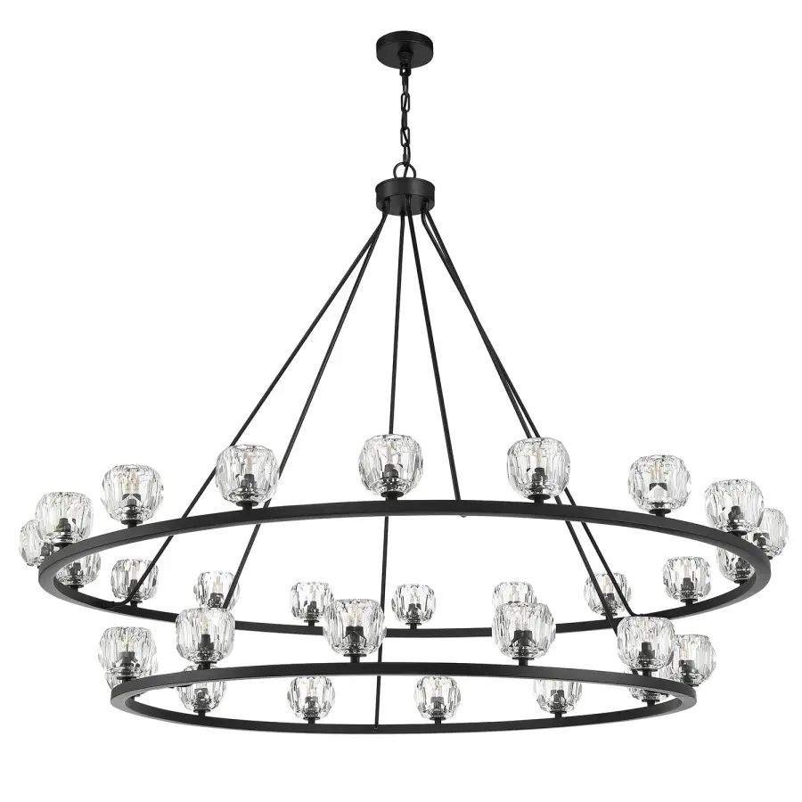 Statement-Making 60" Linear Chandelier with Industrial-Modern Elegance - Image 15