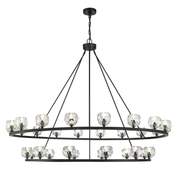 Statement-Making 60" Linear Chandelier with Industrial-Modern Elegance - Image 16