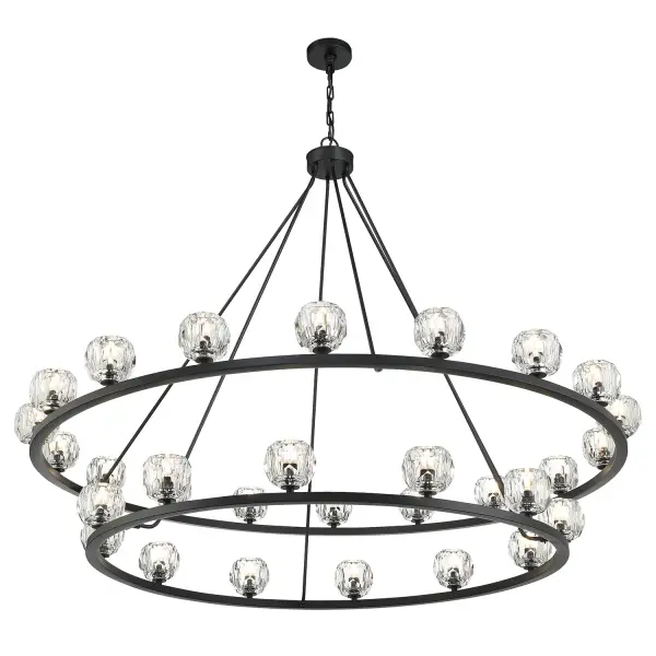 Statement-Making 60" Linear Chandelier with Industrial-Modern Elegance - Image 17