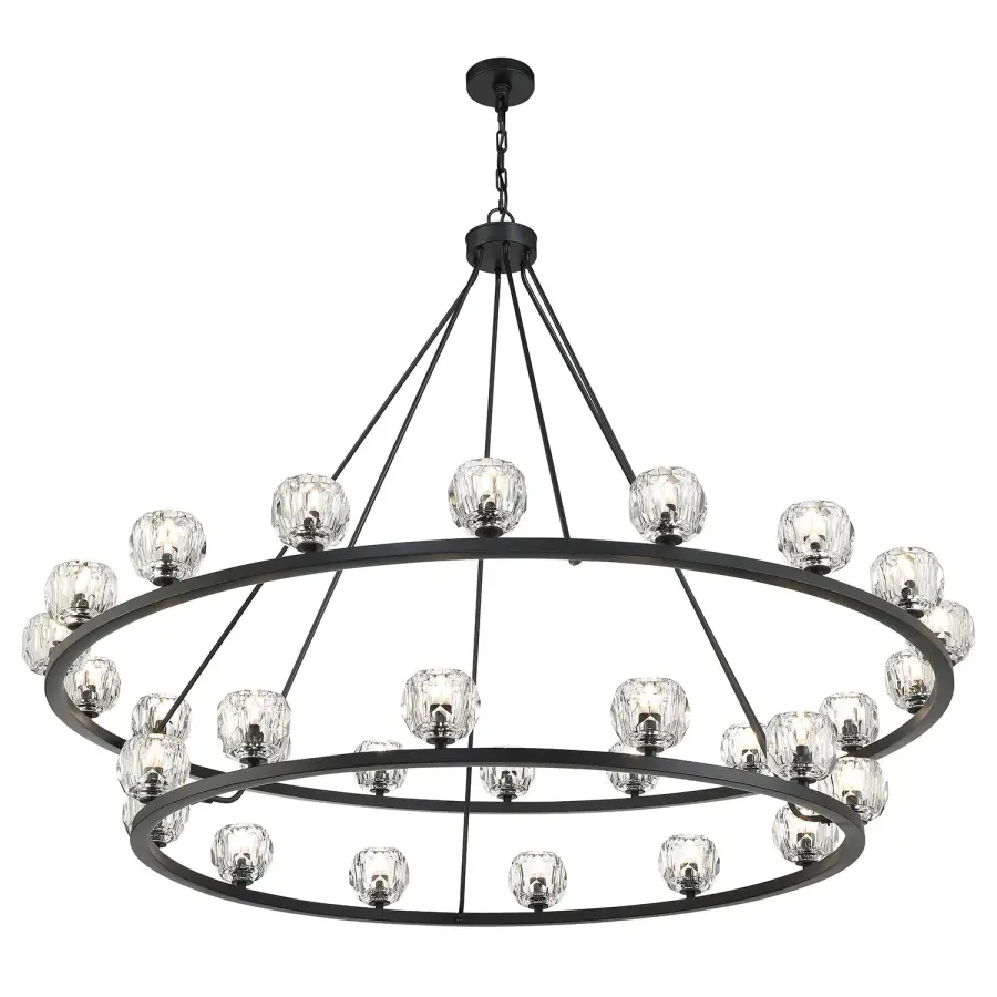 Statement-Making 60" Linear Chandelier with Industrial-Modern Elegance - Image 17