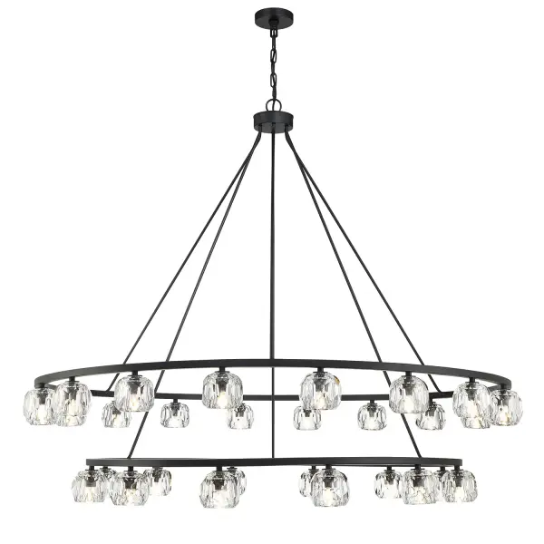 Statement-Making 60" Linear Chandelier with Industrial-Modern Elegance - Image 18