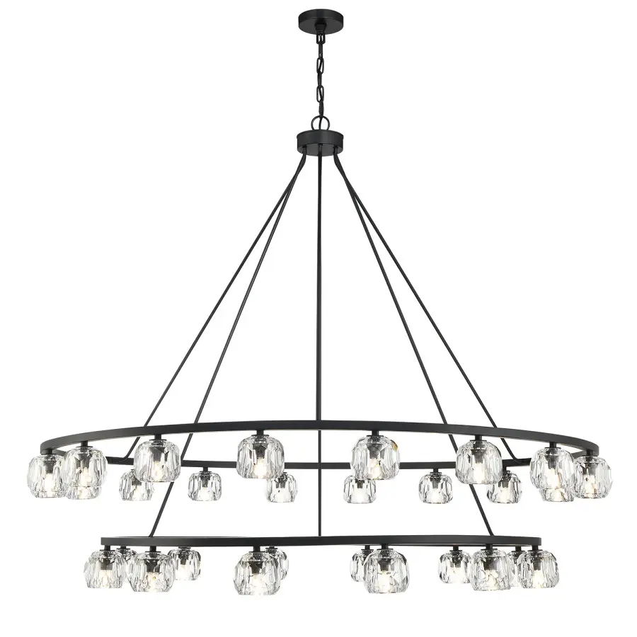 Statement-Making 60" Linear Chandelier with Industrial-Modern Elegance - Image 18
