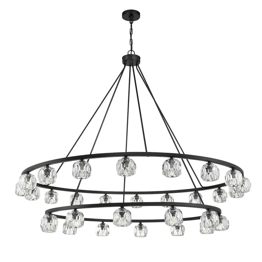 Statement-Making 60" Linear Chandelier with Industrial-Modern Elegance - Image 19