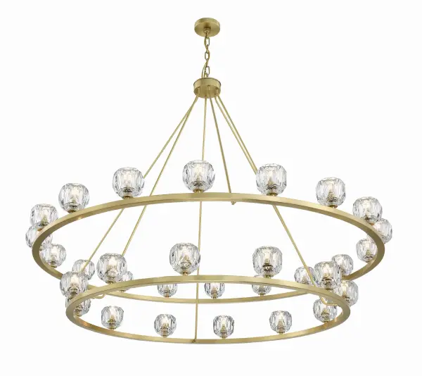 Statement-Making 60" Linear Chandelier with Industrial-Modern Elegance - Image 3
