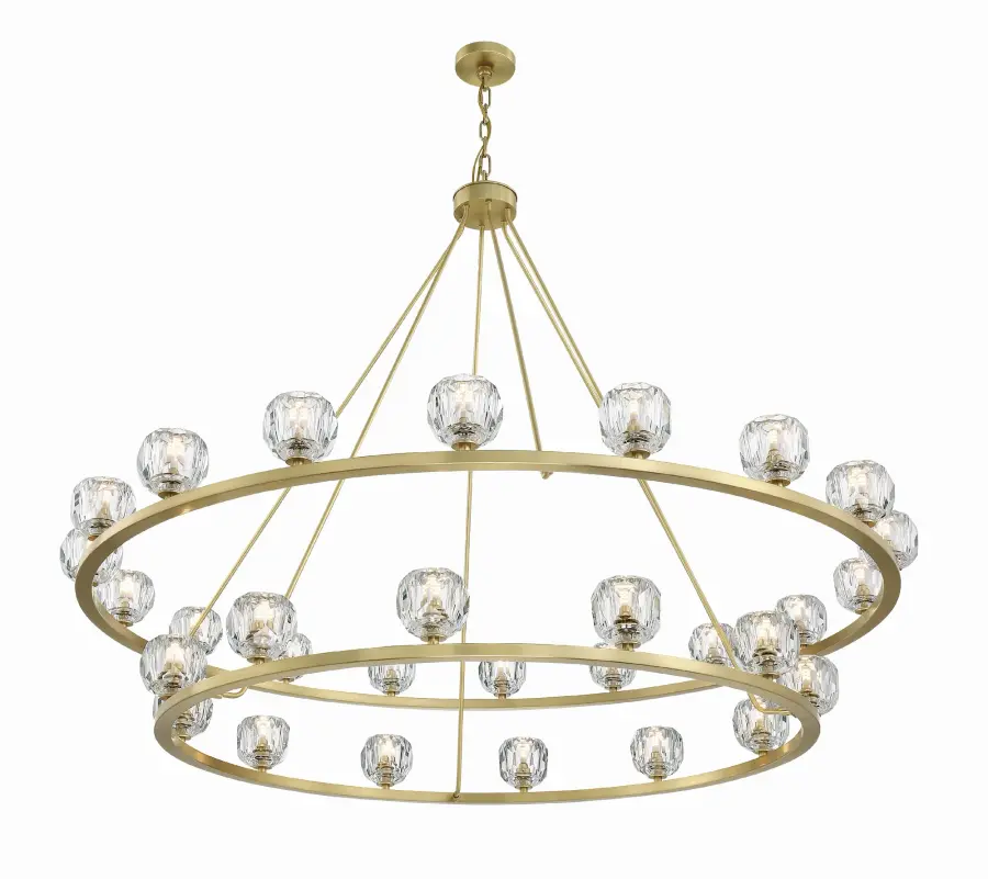 Statement-Making 60" Linear Chandelier with Industrial-Modern Elegance - Image 3