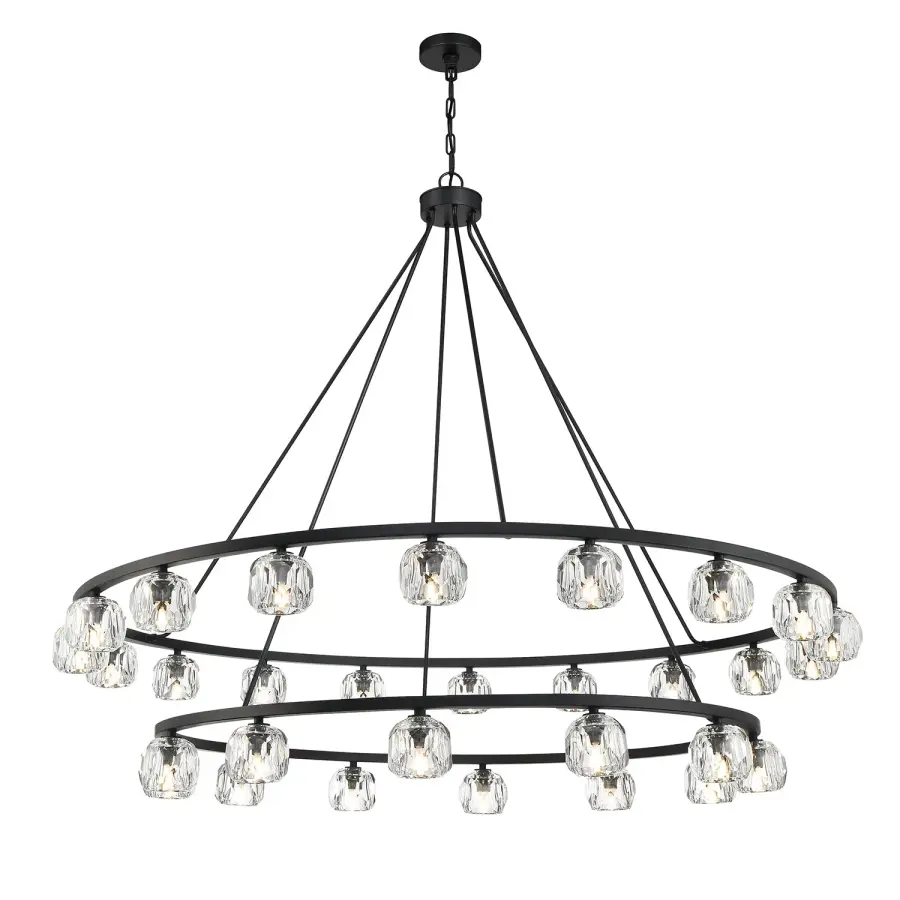 Statement-Making 60" Linear Chandelier with Industrial-Modern Elegance - Image 21