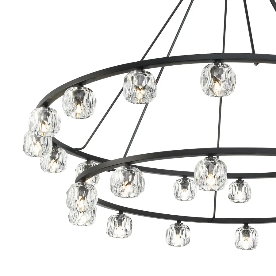 Statement-Making 60" Linear Chandelier with Industrial-Modern Elegance - Image 22