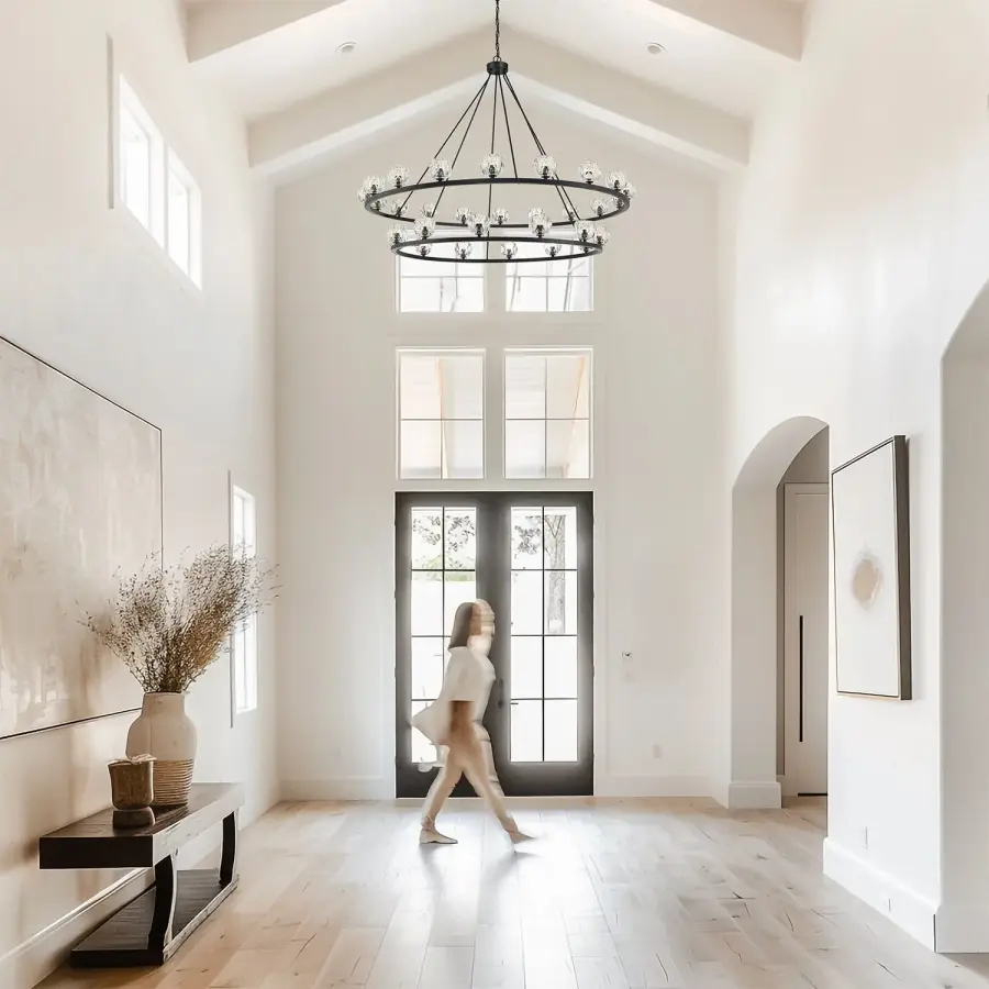 Statement-Making 60" Linear Chandelier with Industrial-Modern Elegance - Image 23