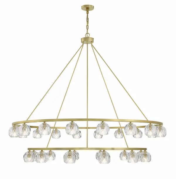 Statement-Making 60" Linear Chandelier with Industrial-Modern Elegance - Image 8