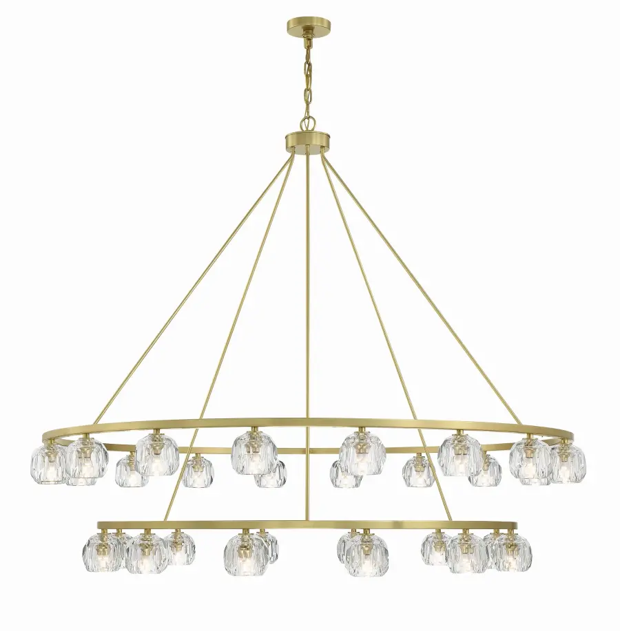 Statement-Making 60" Linear Chandelier with Industrial-Modern Elegance - Image 8