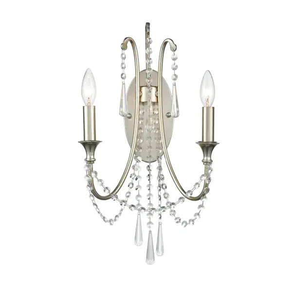 Arcadia 11.25" Crystal Sconce - Image 9