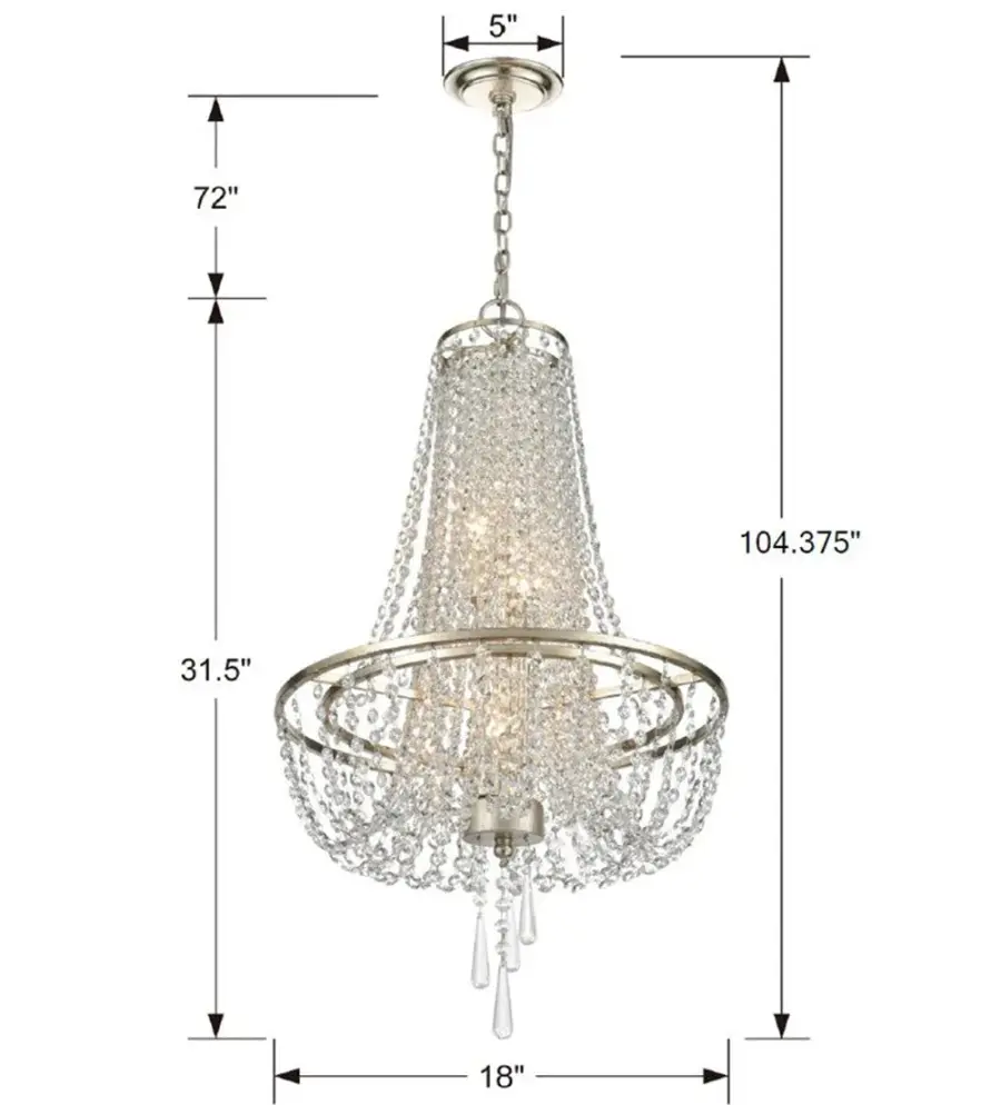 Arcadia 18" Crystal Chandelier - Image 14