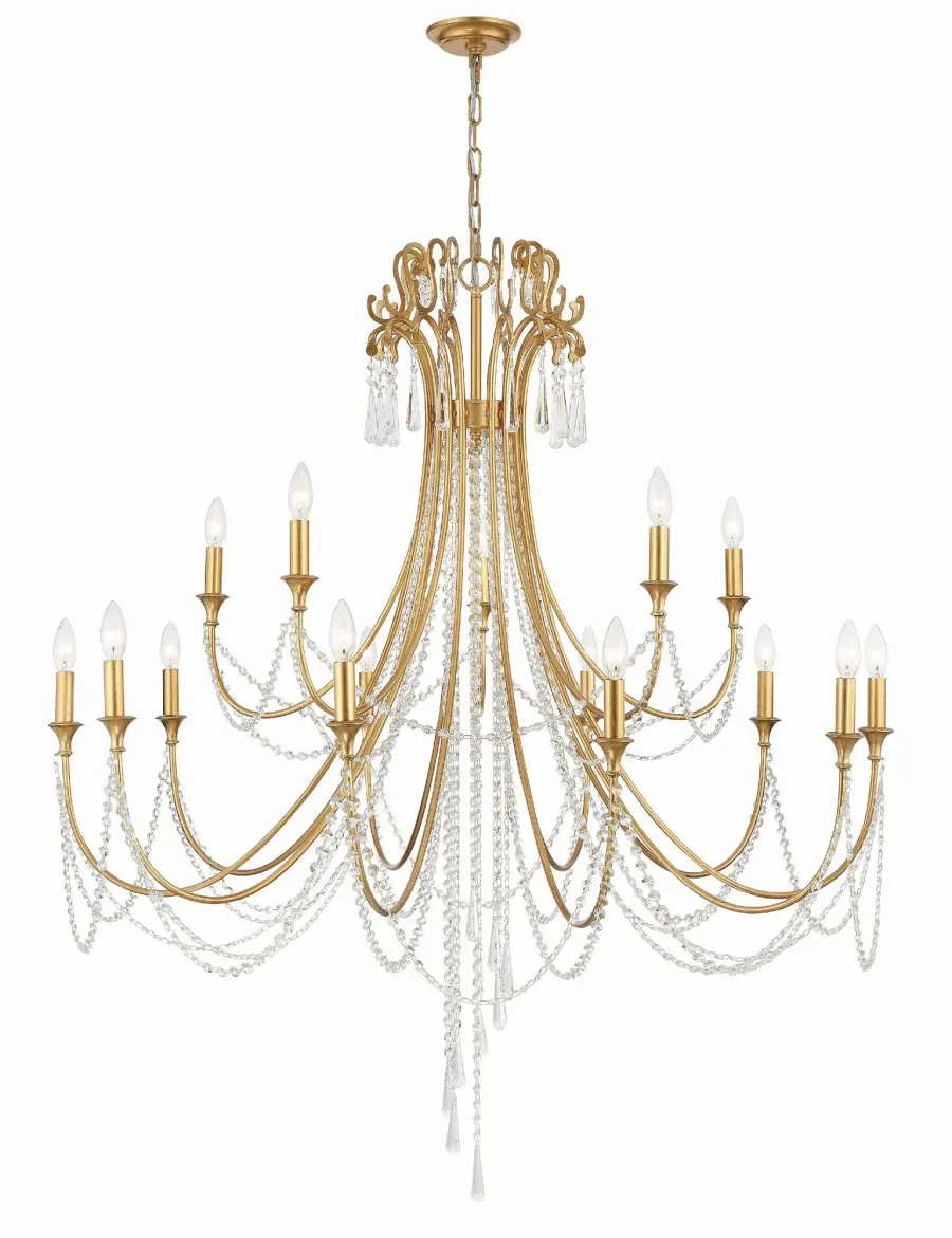 Arcadia 46.25" Crystal Chandelier - Image 1