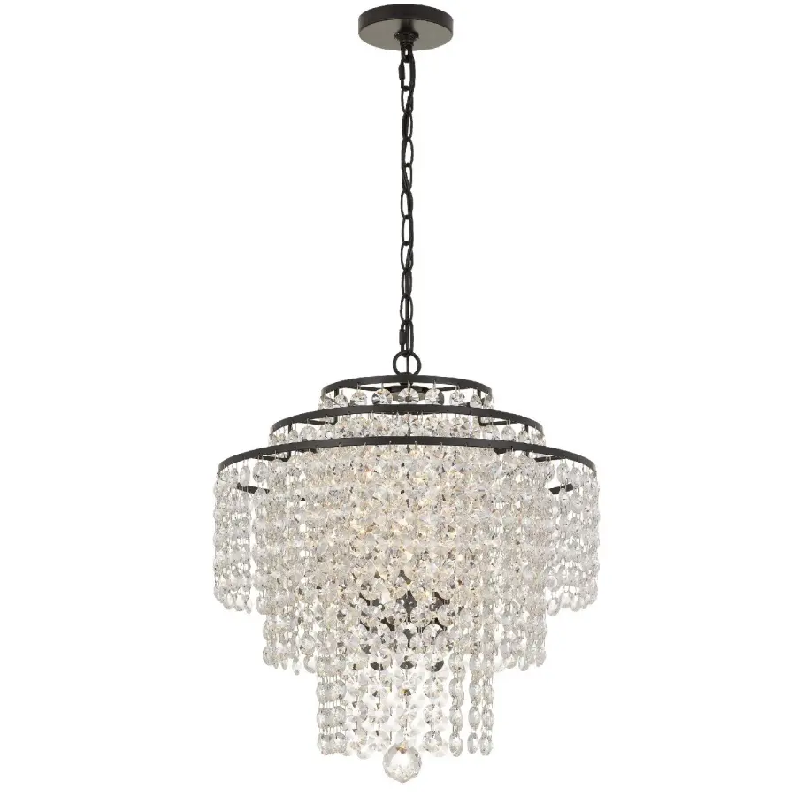 Arielle 18" Crystal Chandelier - Image 1