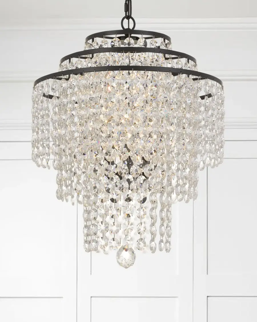 Arielle 18" Crystal Chandelier - Image 2