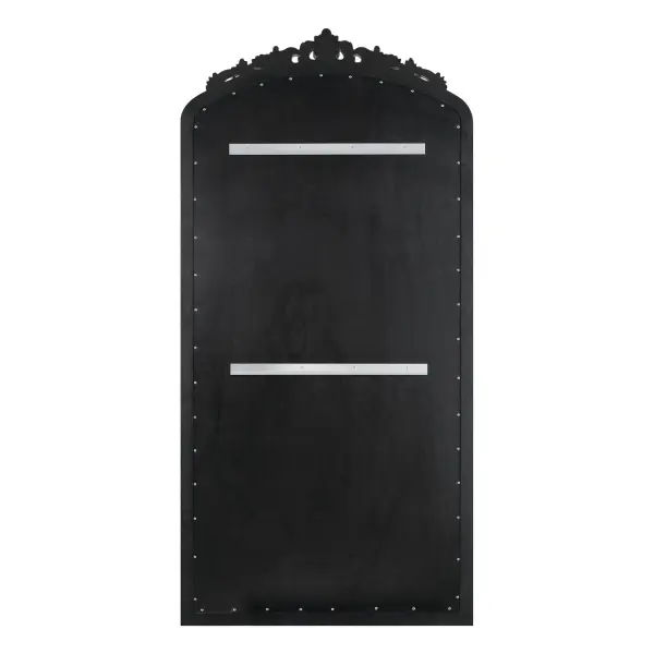 Arden 36" Ornate Wall Mirror in Burnished Brass - Image 5