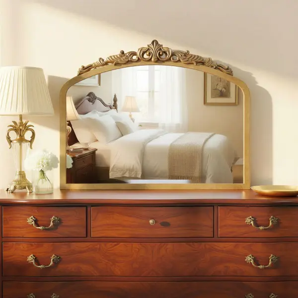 Arden 40" Burnished Brass Mirror - Image 6