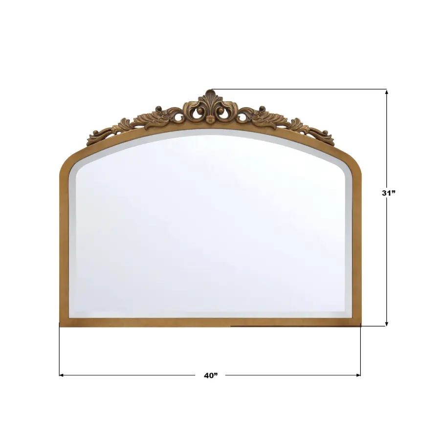 Arden 40" Burnished Brass Mirror - Image 7