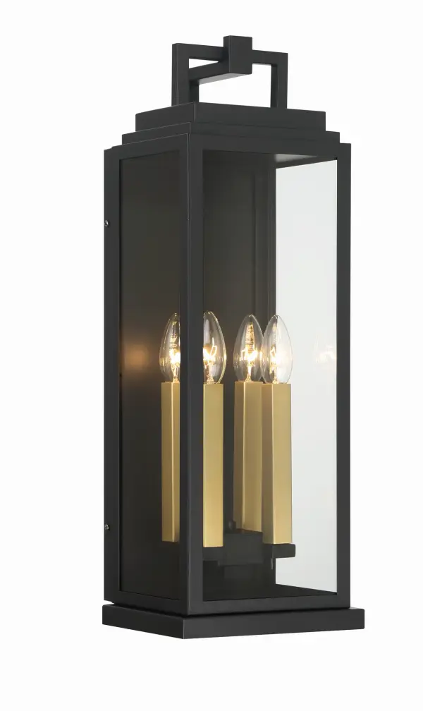 Aspen 7.75" Outdoor Sconce in Matte Black - Image 3