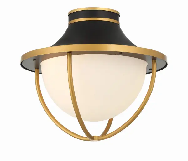 Atlas 13.5" Outdoor Semi Flush Mount - Image 1