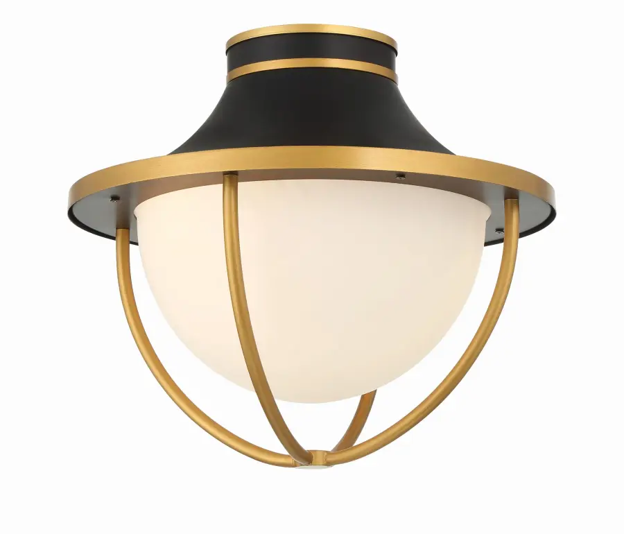 Atlas 13.5" Outdoor Semi Flush Mount - Image 1